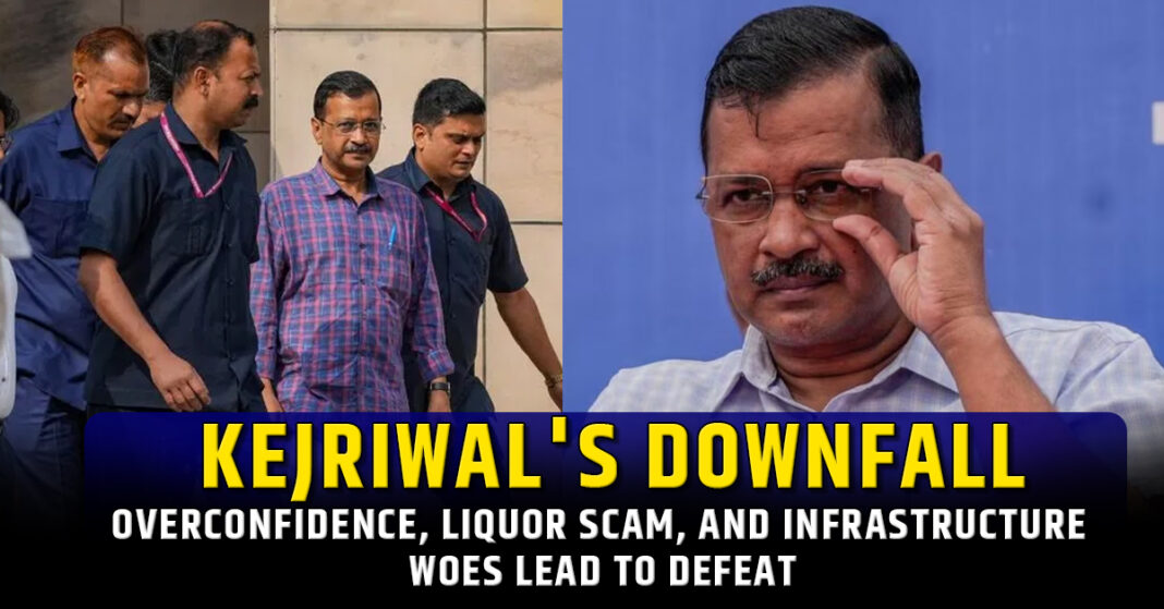 Kejriwal'S Downfall: Overconfidence, Liquor Scam, and Infrastructure Woes Lead to Defeat