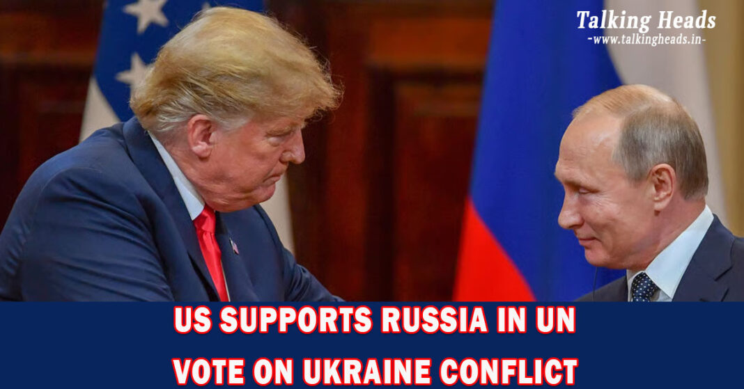 US Supports Russia in UN Vote on Ukraine Conflict