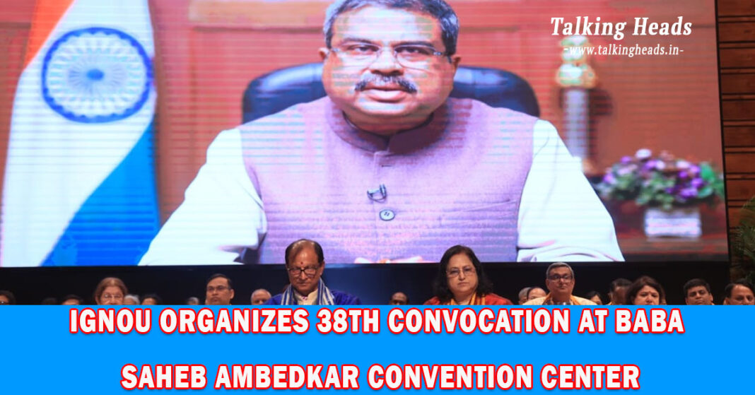 IGNOU Confer's Over 3 Lakh Degrees, Diplomas, and Certificates at 38th Convocation Ceremony