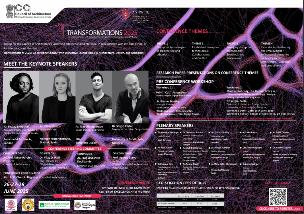 ‘Transformations 2025’ to Explore the Future of Architecture and Urbanism Through Disruption and Design