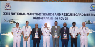 Indian Coast Guard Hosts 23rd National Maritime Search and Rescue Board Meeting in Gandhinagar icg